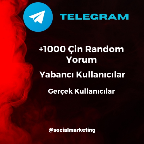  Telegram Çin Random Yorum  Çinli Kullanıcılar